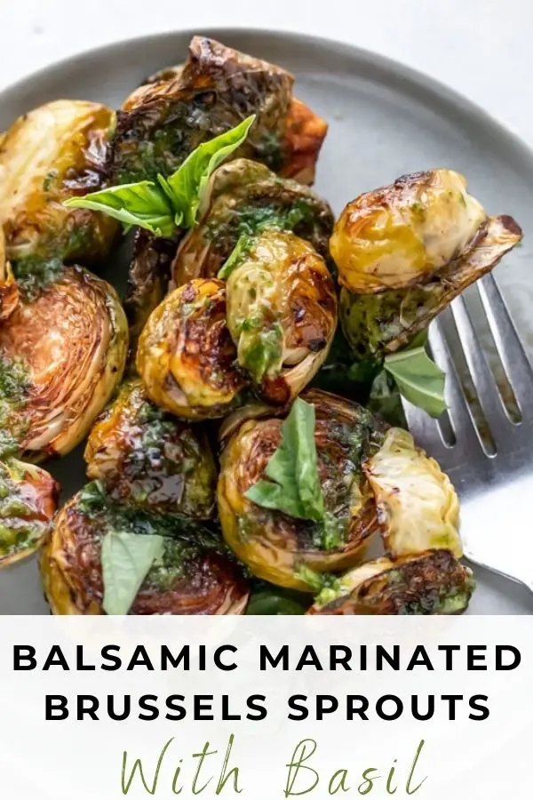 balsamic marinated brussels sprouts pin