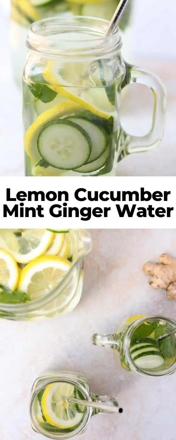 lemon cucumber water pin