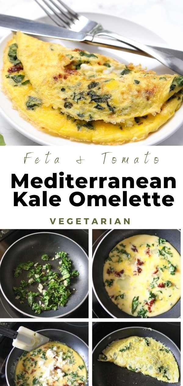 mediterranean kale omelete pin