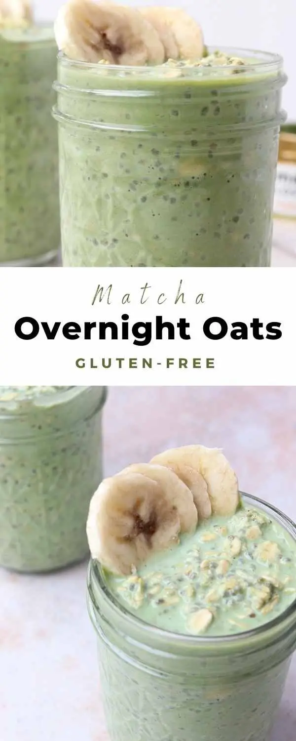 matcha overnight oats pin