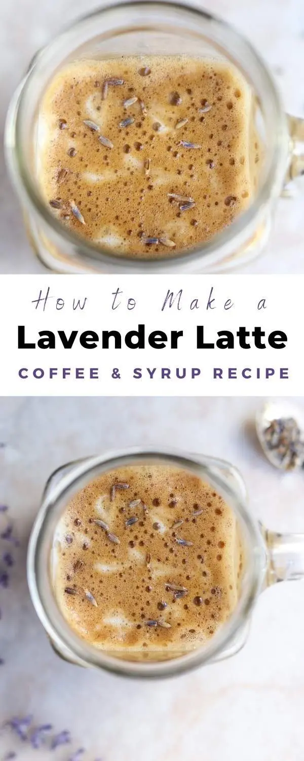 how to make a lavender latte pin