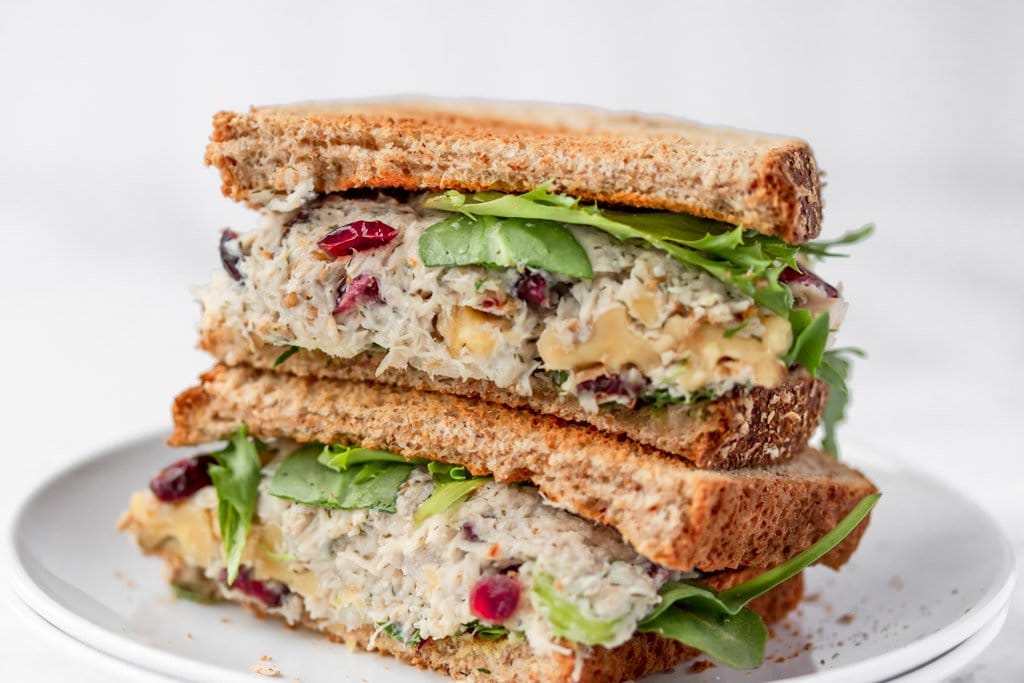 Cranberry Walnut Chicken Salad 