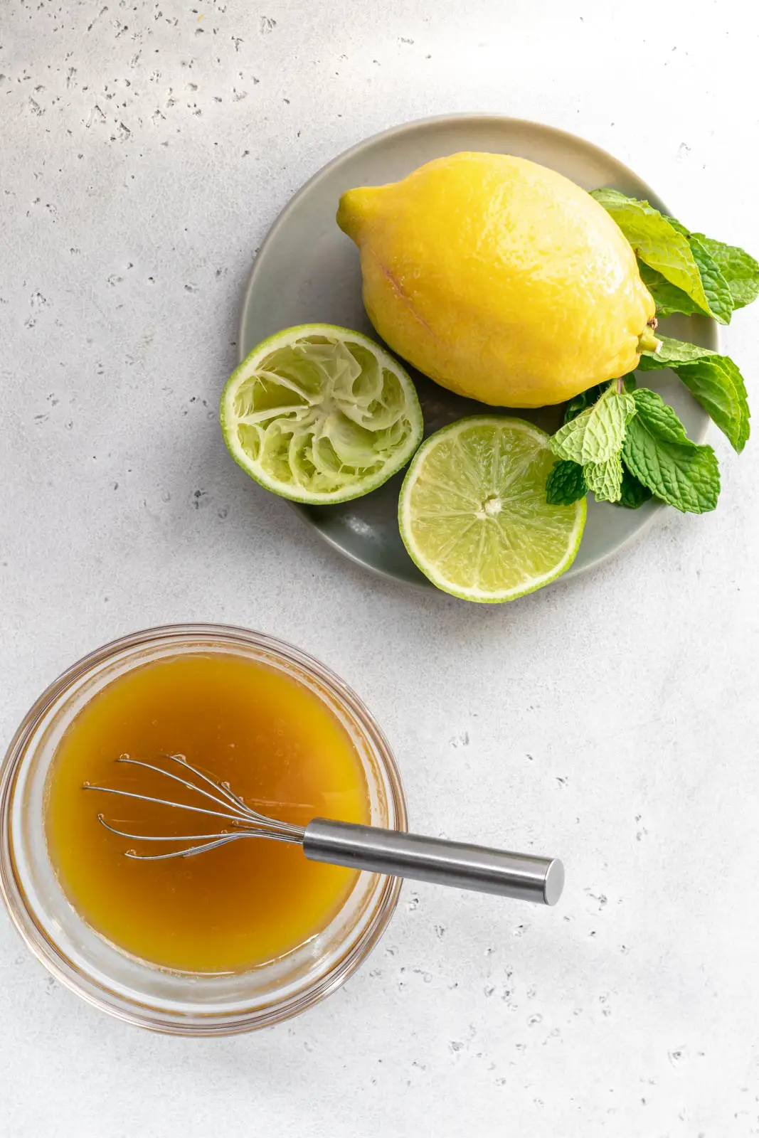 citrus mint vinaigrette