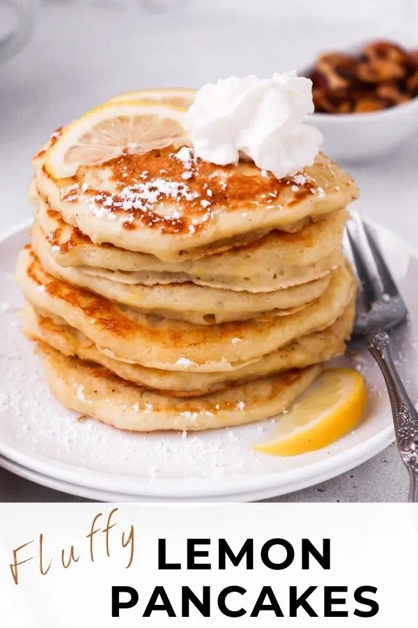 fluffy buttermilk pancakes pin
