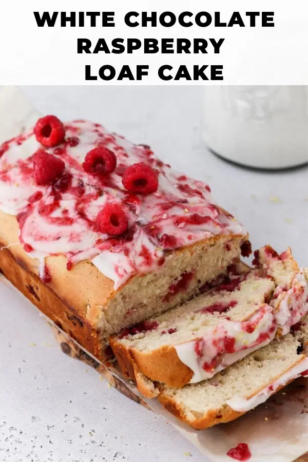 raspberry loaf cake pin