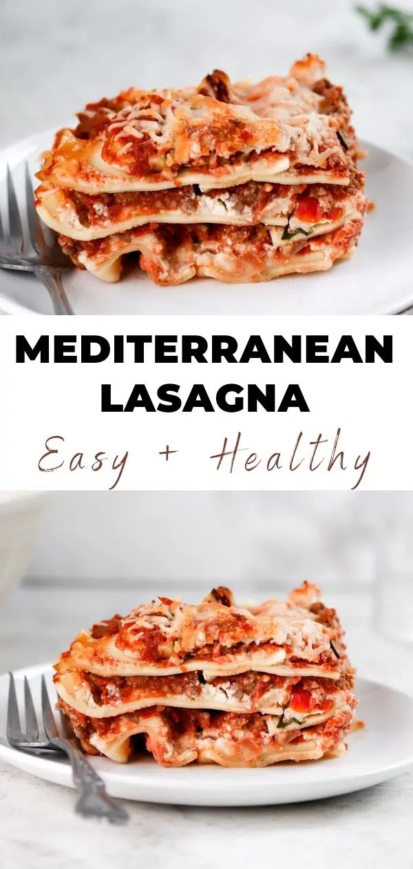 healthy lasagna pinterest pin