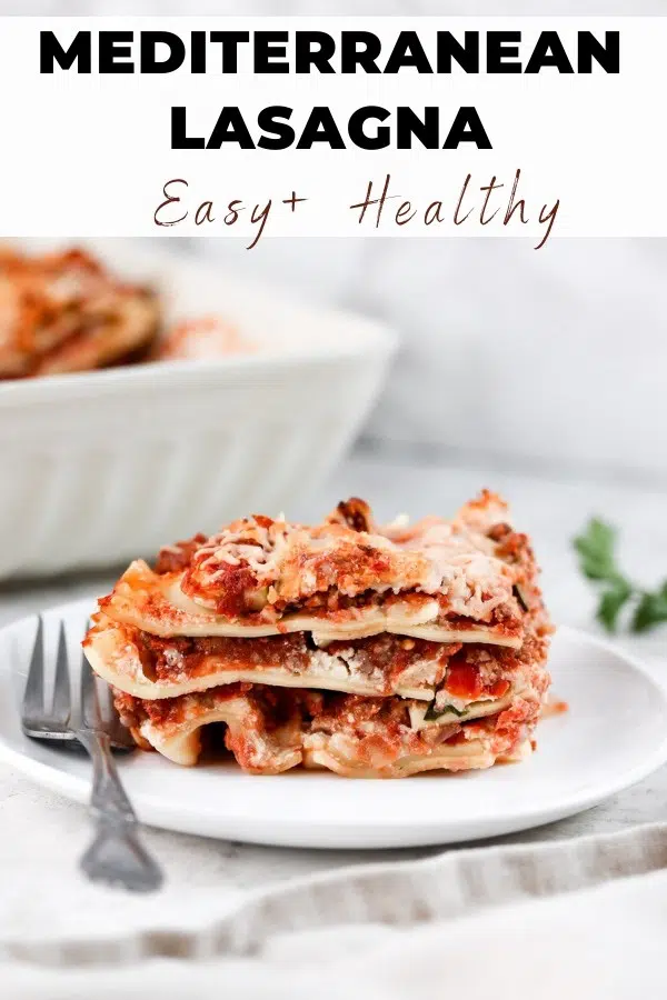 easy lasagna pinterest pin