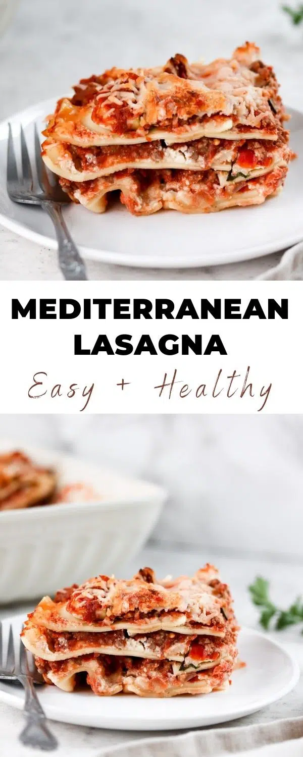 mediterranean lasagna pinterest pin