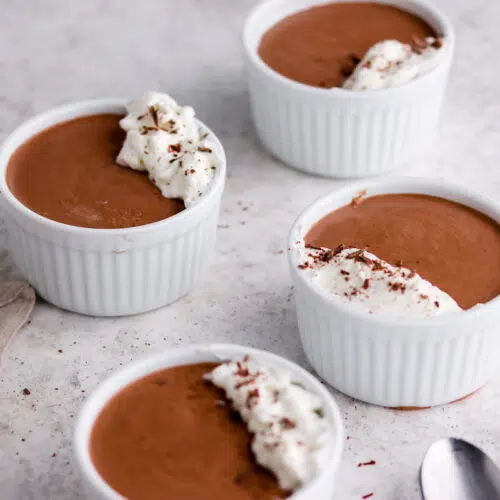 Greek yogurt chocolate mousse