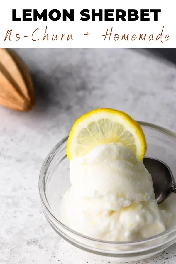 no churn sherbet pinterest pin