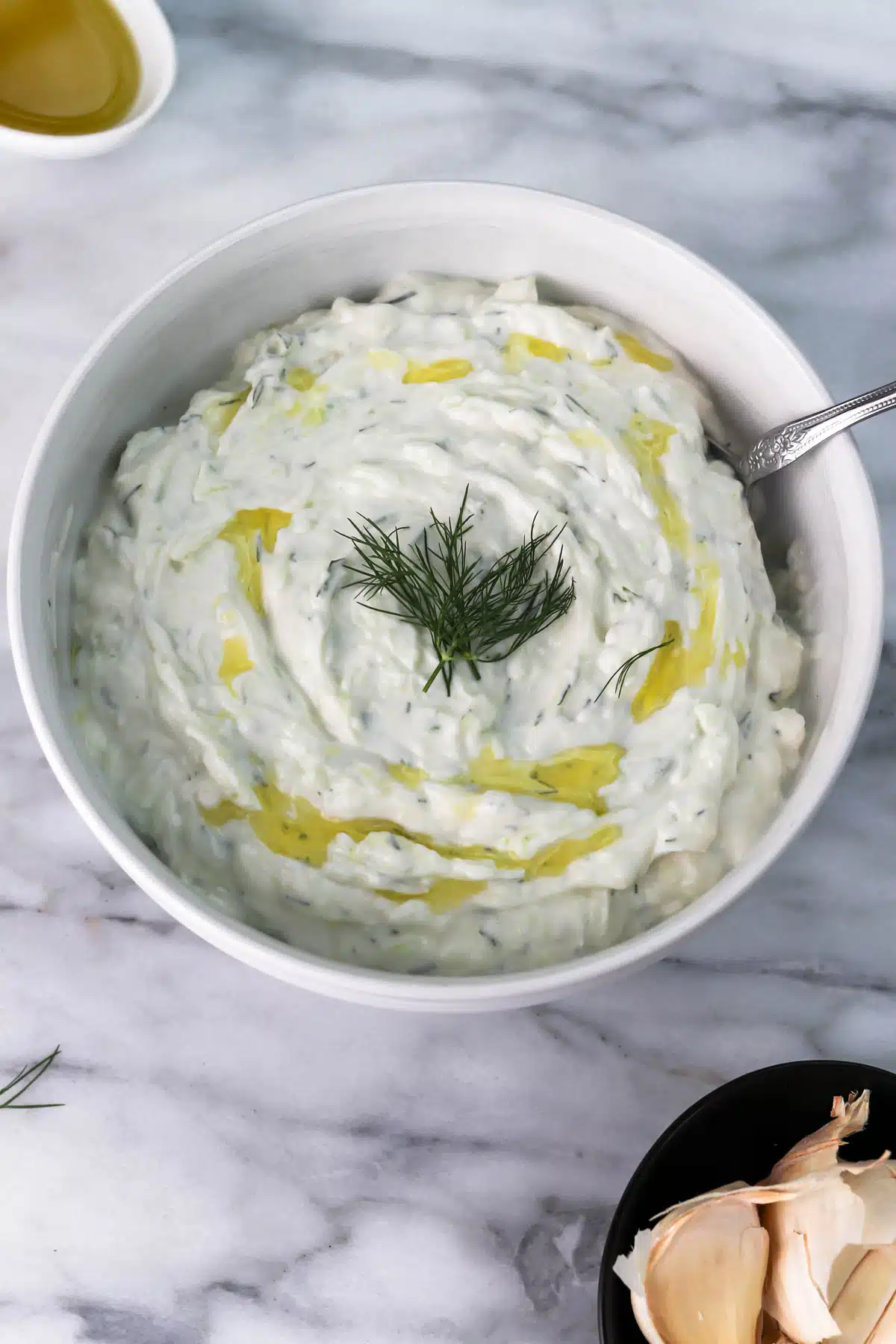 tzatziki with garlic