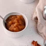 crockpot applesauce in a cup